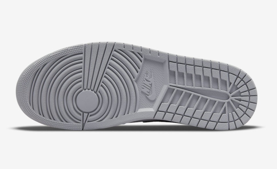 Кеды Nike AIR JORDAN 1 MID LIGHT SMOKER GREY 554724-078