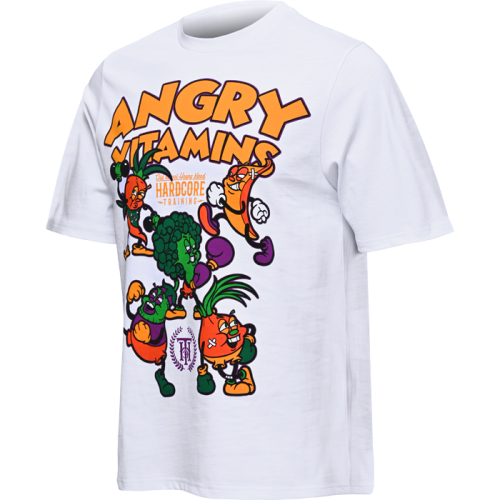 Футболка Hardcore Training Angry Vitamins White Oversized Fit 3.0 hctshirt0471 (L)