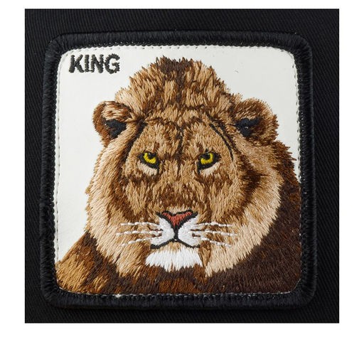 Бейсболка GOORIN BROTHERS ANIMAL FARM THE KING LION 101-0388 (черный - желтый) 91-648-20-00