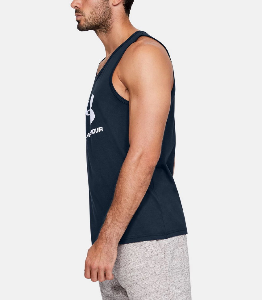 Майка Under Armour SPORTSTYLE LOGO TANK 1329589-409
