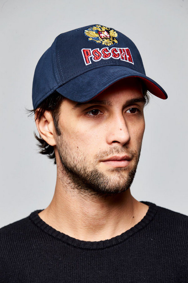 Бейсболка ATRIBUTIKA & CLUB Россия, темно-син. 101565