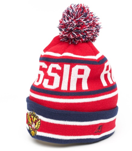 Шапка ATRIBUTIKA & CLUB Россия, бел.-син.-красн. 11373 (55-58)