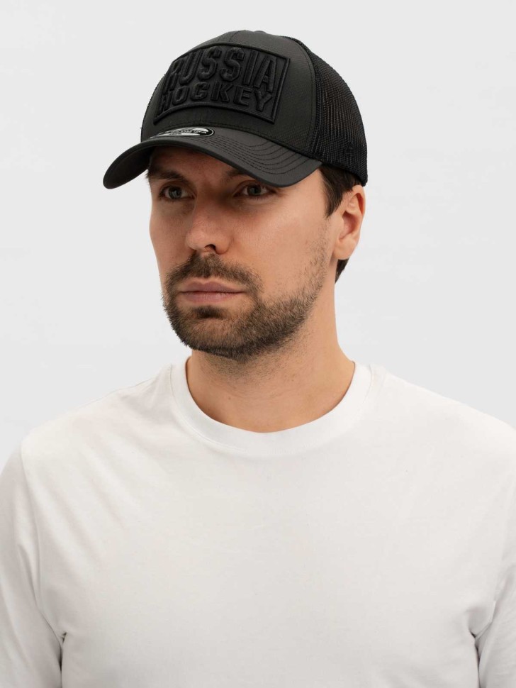 Бейсболка ATRIBUTIKA & CLUB Россия, черн. 10362