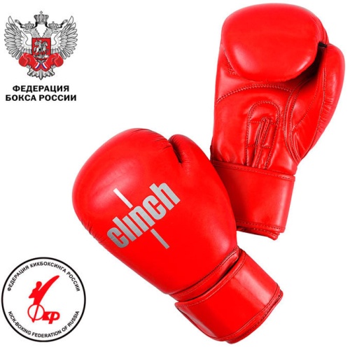 Перчатки боксерские Clinch Olimp Plus C155красные