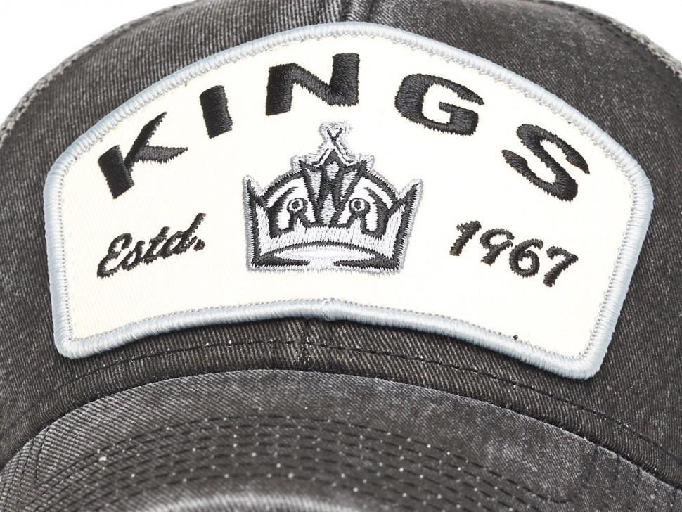 Бейсболка ATRIBUTIKA & CLUB Los Angeles Kings, серо-черн. 31150