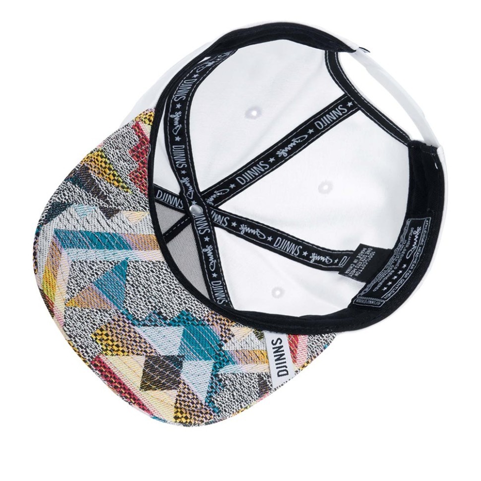 Бейсболка DJINNS 5P SB Rubber Aztek (белый) (ONE) 50-064-17-00