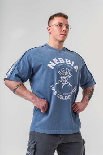 Футболка Nebbia Washed Oversized T-Shirt GOLDEN AGE 790 Blue