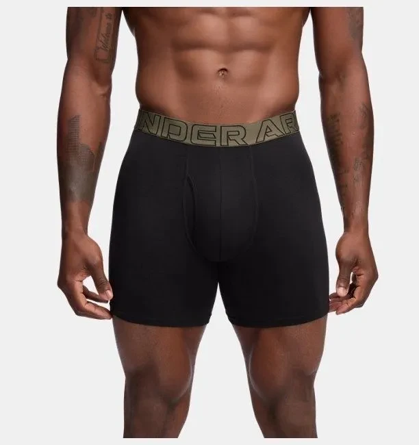 Трусы Under Armour M UA Perf Cotton 6in - 3pk 1383889-005
