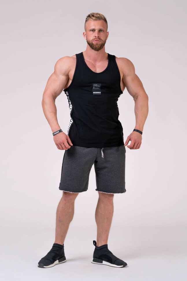 Майка Nebbia Singlet Your potential is endless 174 black