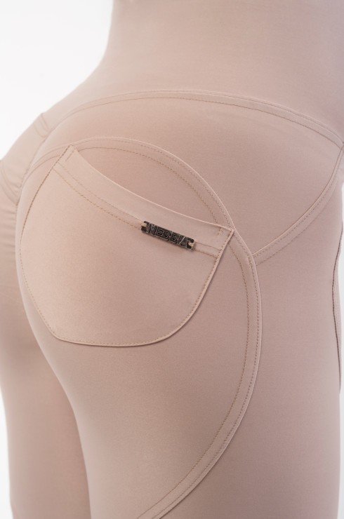 Брюки Nebbia High Waist & Lifting Effect Bubble Butt pants 587 Cream