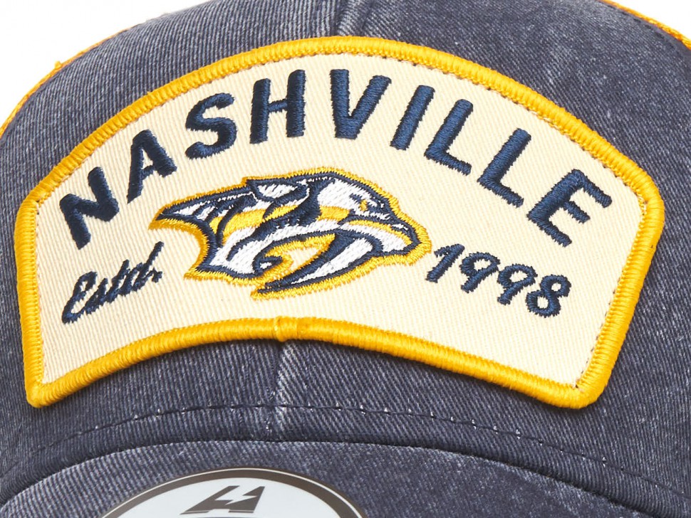 Бейсболка ATRIBUTIKA & CLUB Nashville Predators, син.-желт. 31539