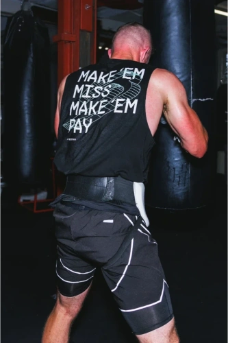 Майка Boxraw Make 'Em Miss BXRW-MEMMT-Black