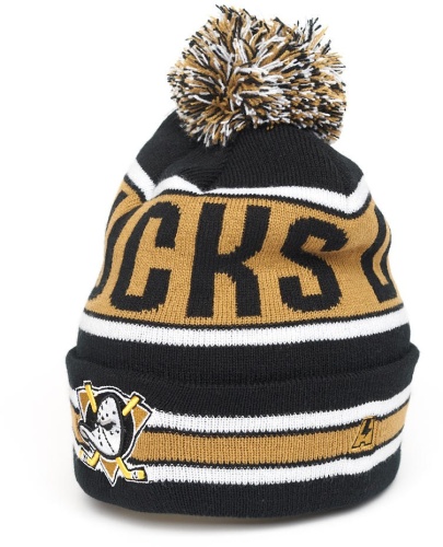 Шапка ATRIBUTIKA & CLUB Anaheim Ducks, черн.-желт. 59136