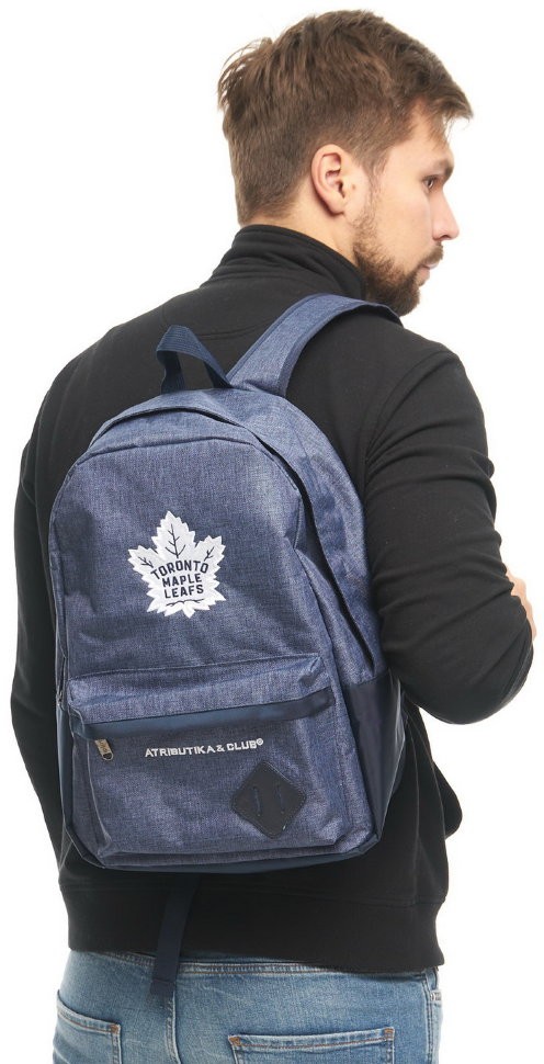 Рюкзак ATRIBUTIKA & CLUB Toronto Maple Leafs, син.меланж 58052