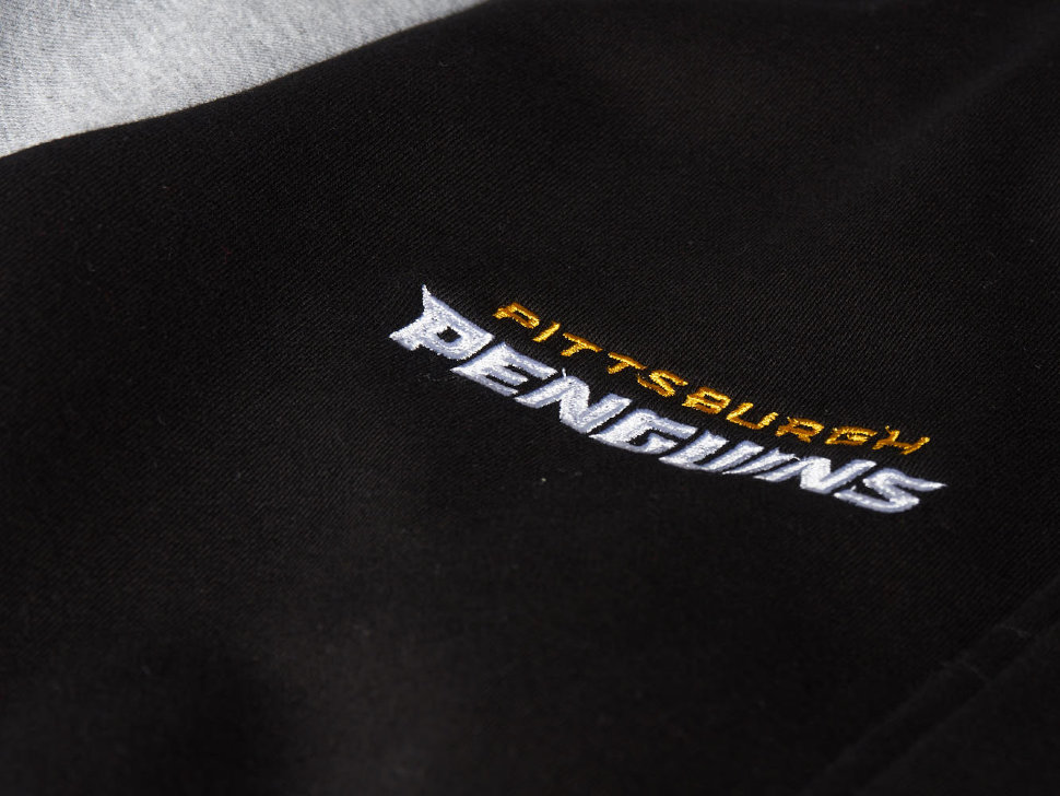 Куртка ATRIBUTIKA & CLUB Pittsburgh Penguins, серый меланж