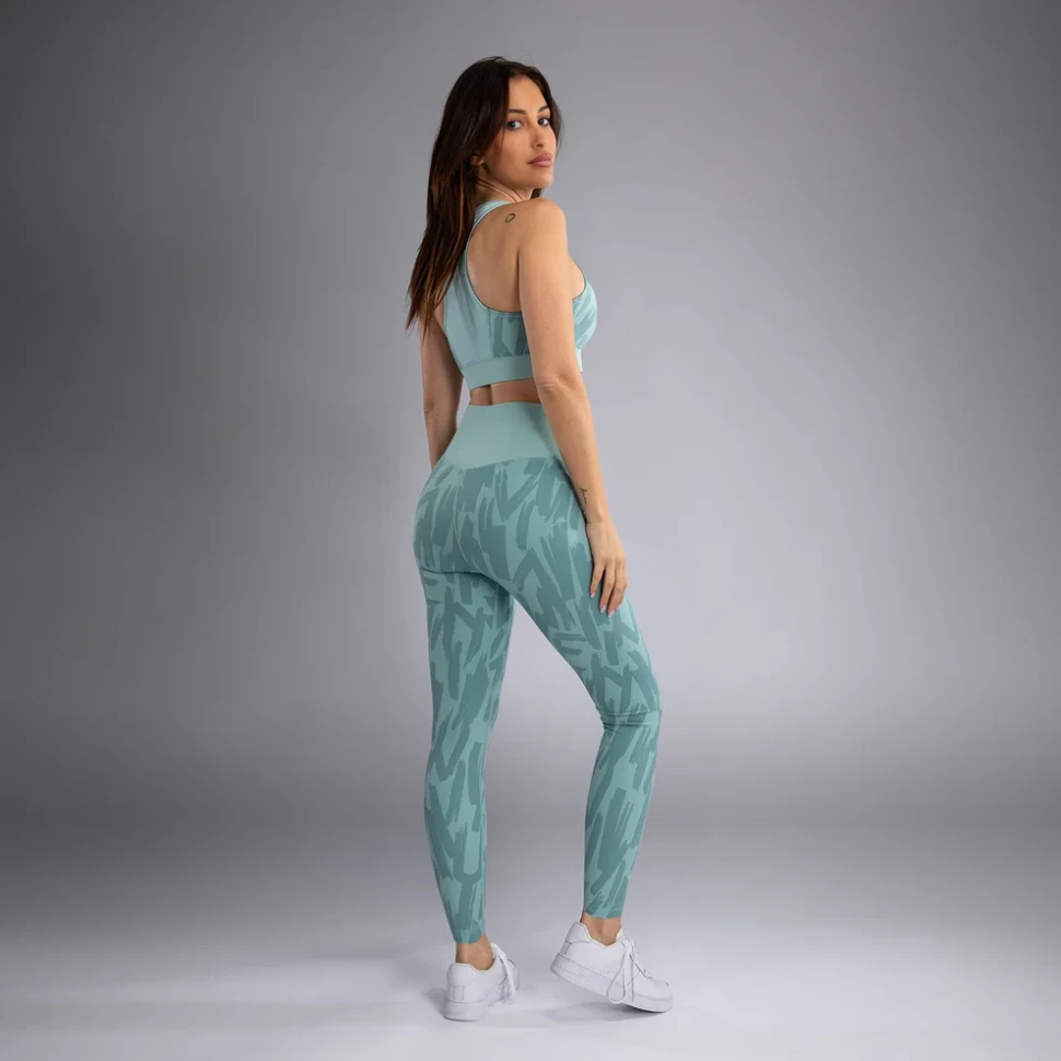 Лосины Venum Graffiti Womans Fullength Leggings - Aqua VEN05269-637