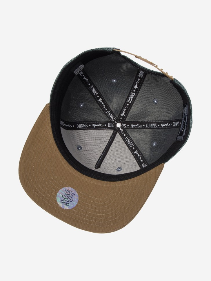 Бейсболка DJINNS 6P SB Cottoncheck (серый бежевый) 50-283-55-00