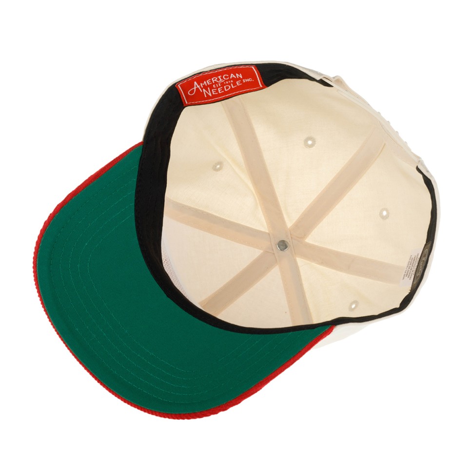 Бейсболка AMERICAN NEEDLE 23020A-DRW Detroit Red Wings Burnett NHL (красный кремовый) 06-934-54-00