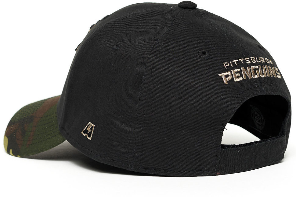 Бейсболка ATRIBUTIKA & CLUB Pittsburgh Penguins, милитари-черн., 59-62 31010