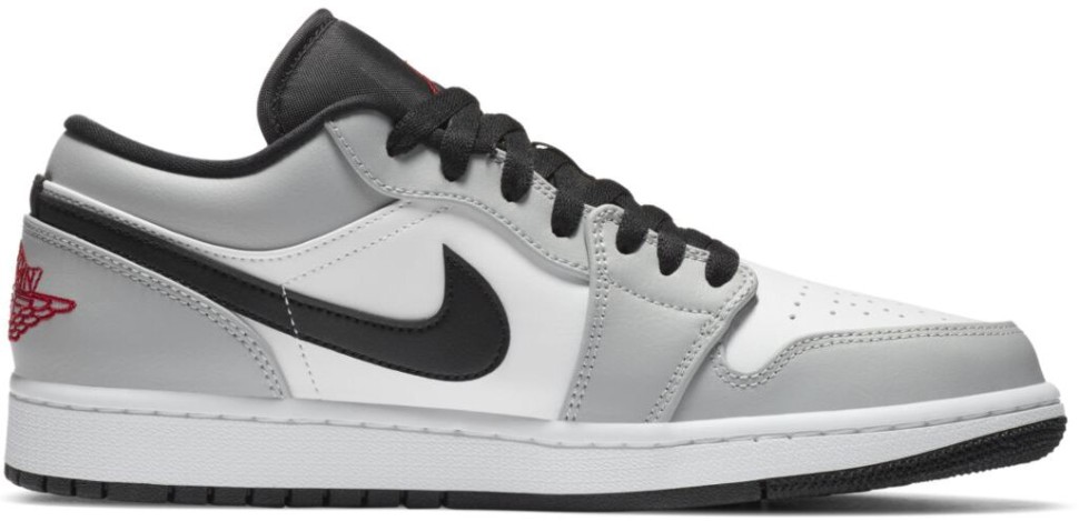 Кроссовки Nike air jordan 1 low  Light smoke grey 553558-030