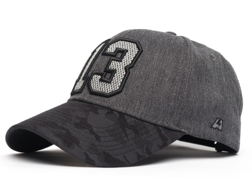 Бейсболка ATRIBUTIKA&CLUB КХЛ №13, черн.-сер. 207306