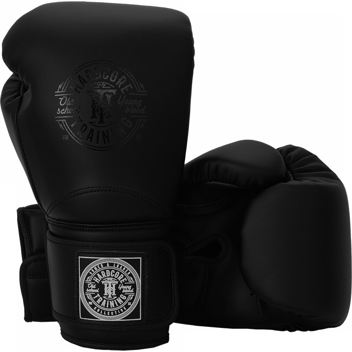 Боксерские перчатки Hardcore Training HardLea+ Matte Black hctboxglove021