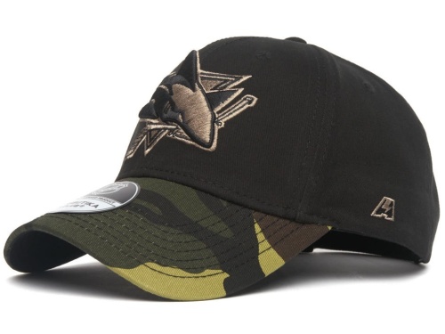 Бейсболка ATRIBUTIKA & CLUB San Jose Sharks, черн. 31668 (55-58)