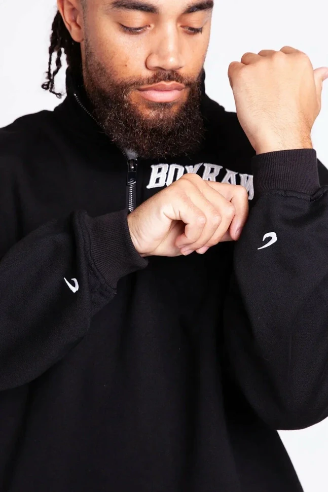 Свитшот BOXRAW East Street 1/4 Zip BXRW-U-ESQZ-Black