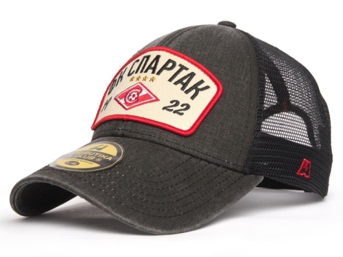 Бейсболка ATRIBUTIKA & CLUB ФК Спартак, черн. 120382 (55-58)