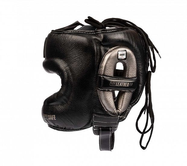 Шлем для единоборств с бампером Clinch Face Guard C149черно-бронзовый