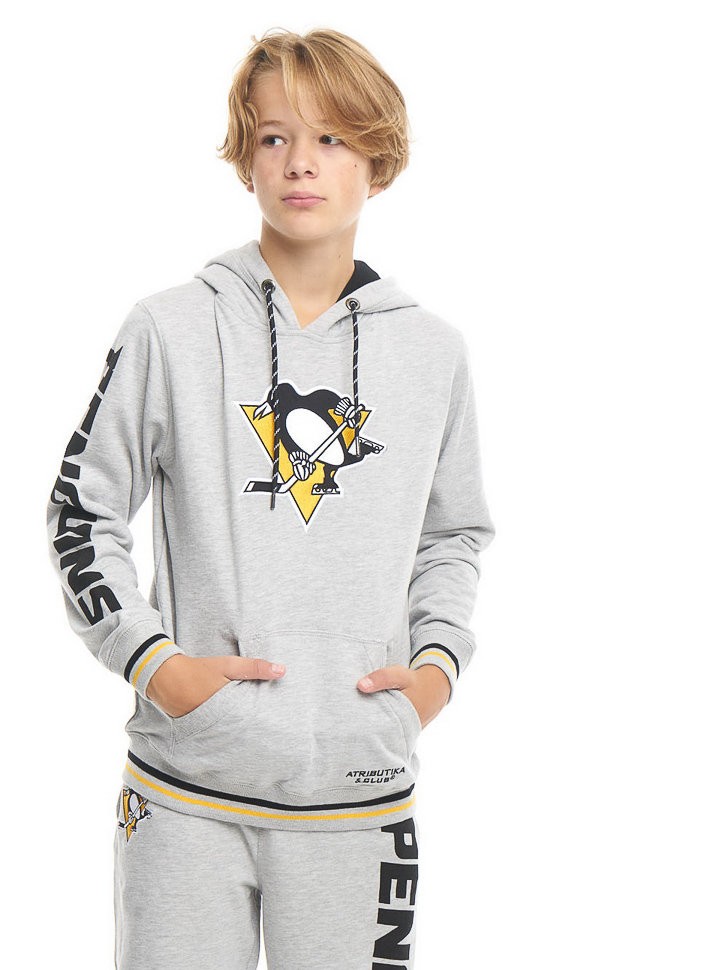 Толстовка ATRIBUTIKA & CLUB детская Pittsburgh Penguins, сер. 366770