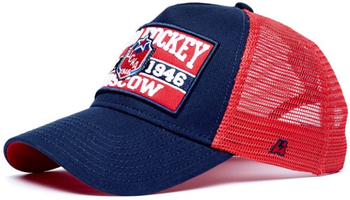 Бейсболка ATRIBUTIKA & CLUB ХК ЦСКА, син.-красн. 10851