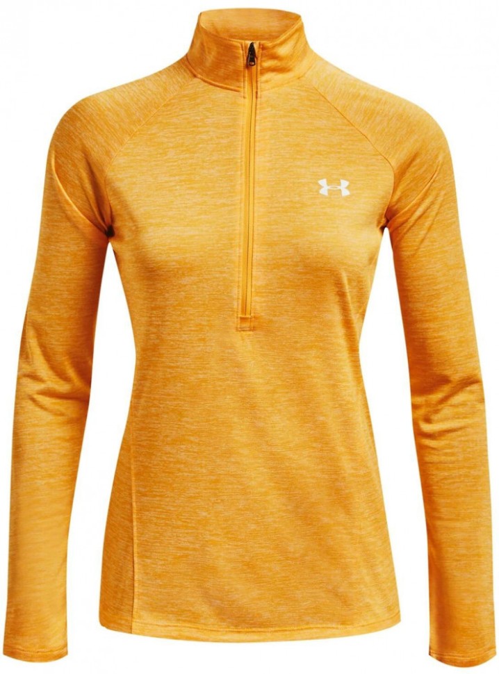 Толстовка Under Armour UA Tech 1/2 Zip - Twist-Orange 1320128-782