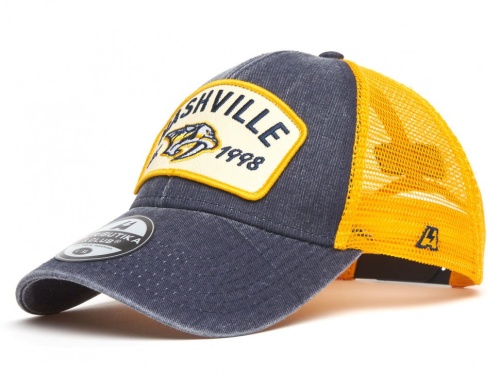 Бейсболка ATRIBUTIKA & CLUB Nashville Predators, син.-желт. 31539 (55-58)