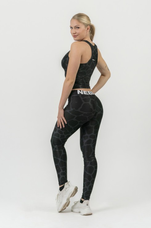 Топ Nebbia NATURE-INSPIRED Sporty crop top “Racer back” 549 Black