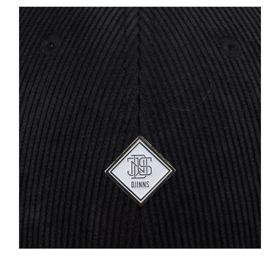Бейсболка DJINNS 6P TrueFit Softcord Plate (черный) 50-183-09-00