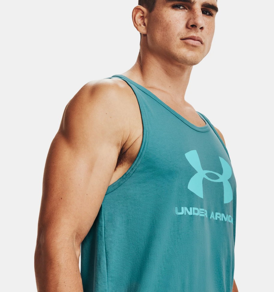 Майка Under Armour UA SPORTSTYLE LOGO TANK 1329589-476