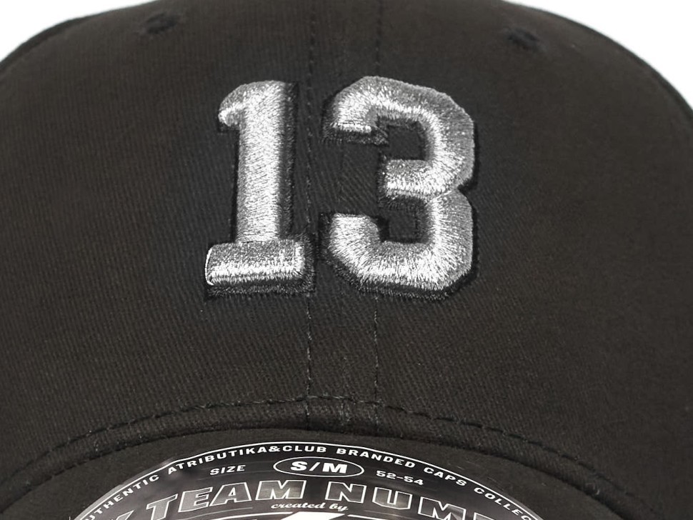 Бейсболка ATRIBUTIKA&CLUB №13, черн. 206199