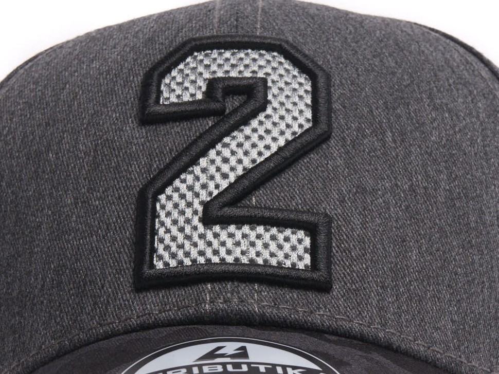 Бейсболка ATRIBUTIKA&CLUB КХЛ №2, серо-черн. 50469