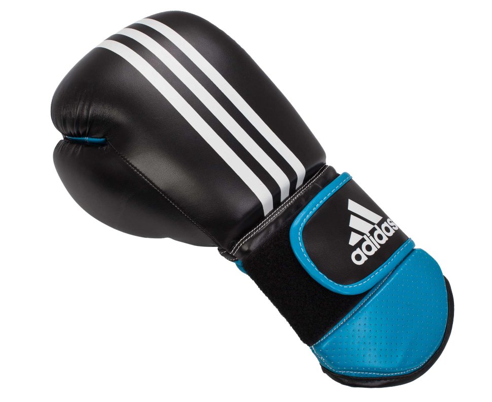 Перчатки боксерские Power Protection черно-синие adiBT09