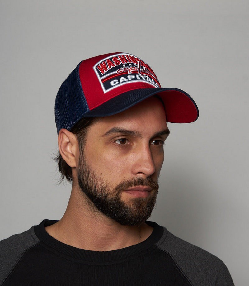 Бейсболка ATRIBUTIKA & CLUB Washington Capitals, красн.-син. 28158