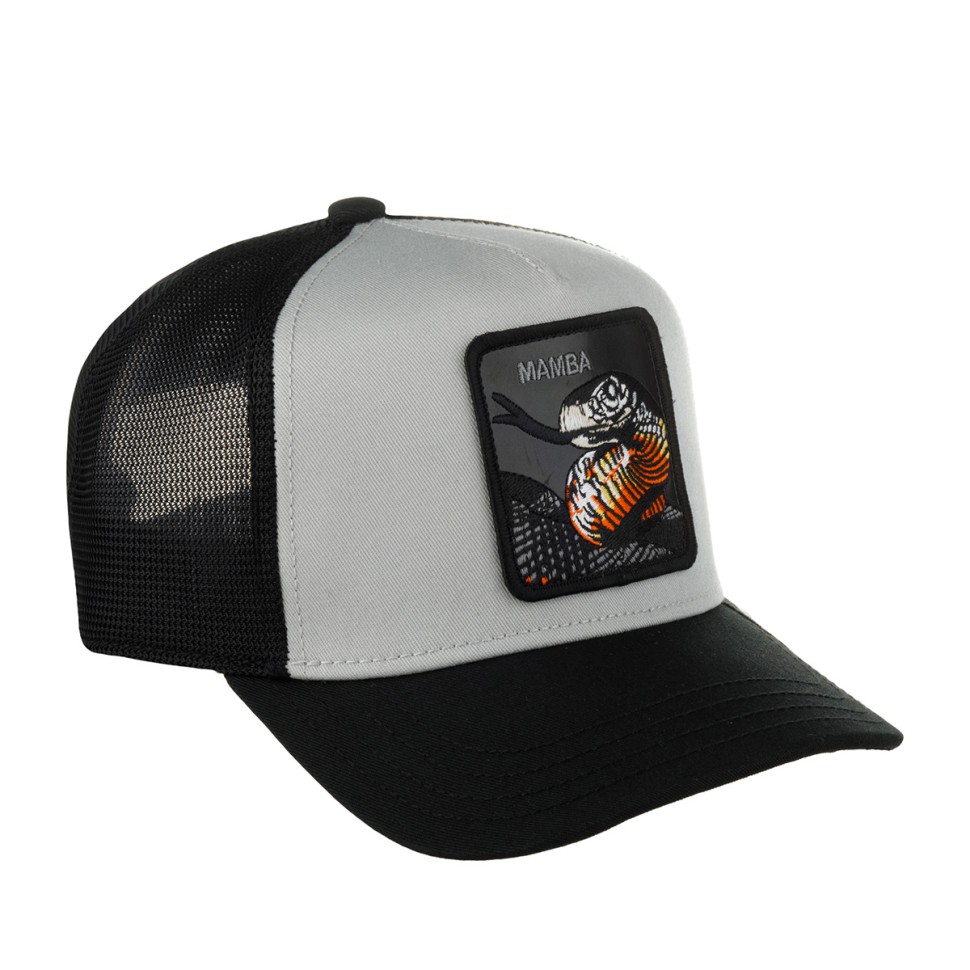 Бейсболка GOORIN BROTHERS арт. 101-1430 (черный / светло-серый) {sil}