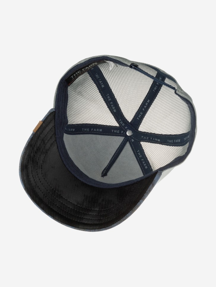 Бейсболка GOORIN BROTHERS ANIMAL FARM Носорог 101-1628 (голубой - серый)