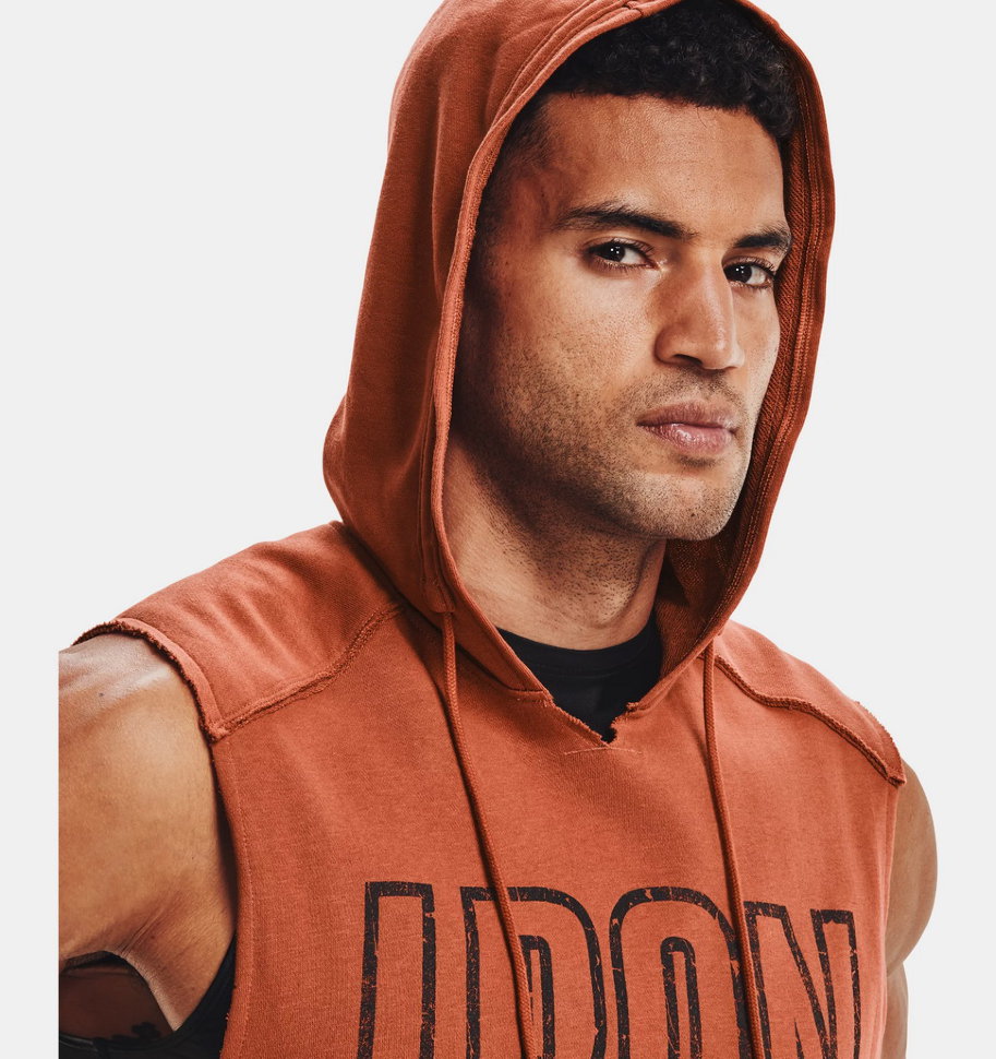 Майка с капюшоном Under Armour UA Pjt Rock Terry Iron SL HD 1361744-843