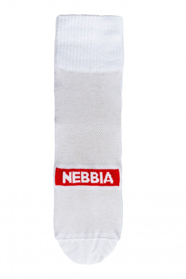 Носки Nebbia Спортивные Extra Mile crew socks 103 white