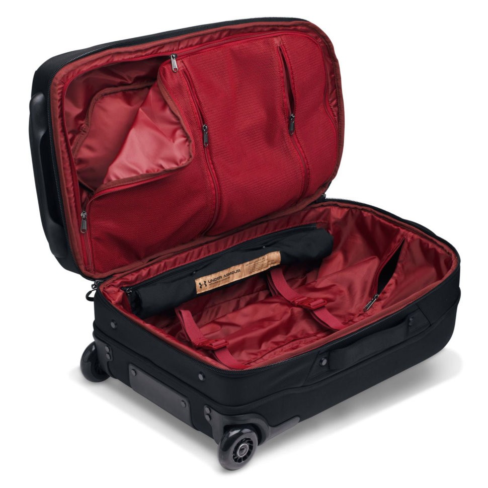 Сумка на колесах Under Armour UA AT Carry-on Rolling Bag Black / Black / Black 1287681-001