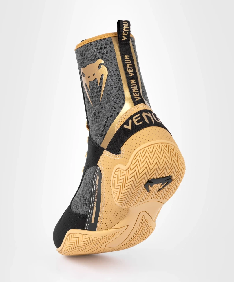 Боксерки Venum Elite Boxing Shoes - Black/Beige Ven03681-617