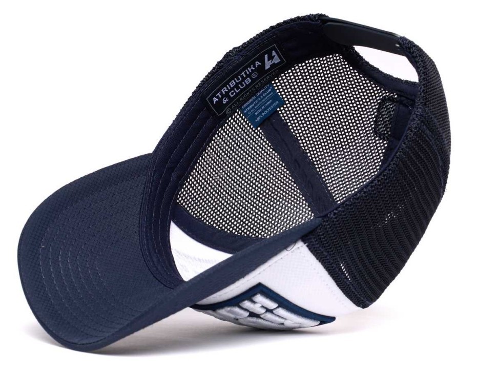 Бейсболка ATRIBUTIKA & CLUB Россия, бел.-т.син. 10365