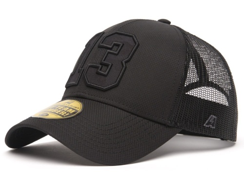 Бейсболка ATRIBUTIKA & CLUB №13, черн.-сер. 207236 (55-58)