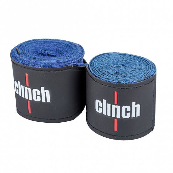 Бинты эластичные Clinch Boxing Crepe Bandage Tech Fix синие C140 (длина 3.5 м)